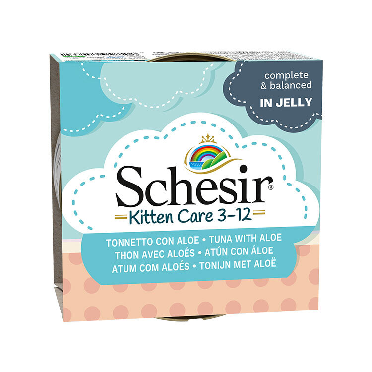 Schesir Ton Balıklı ve Aloeli Yavru Kedi Konservesi 85 Gr - 1
