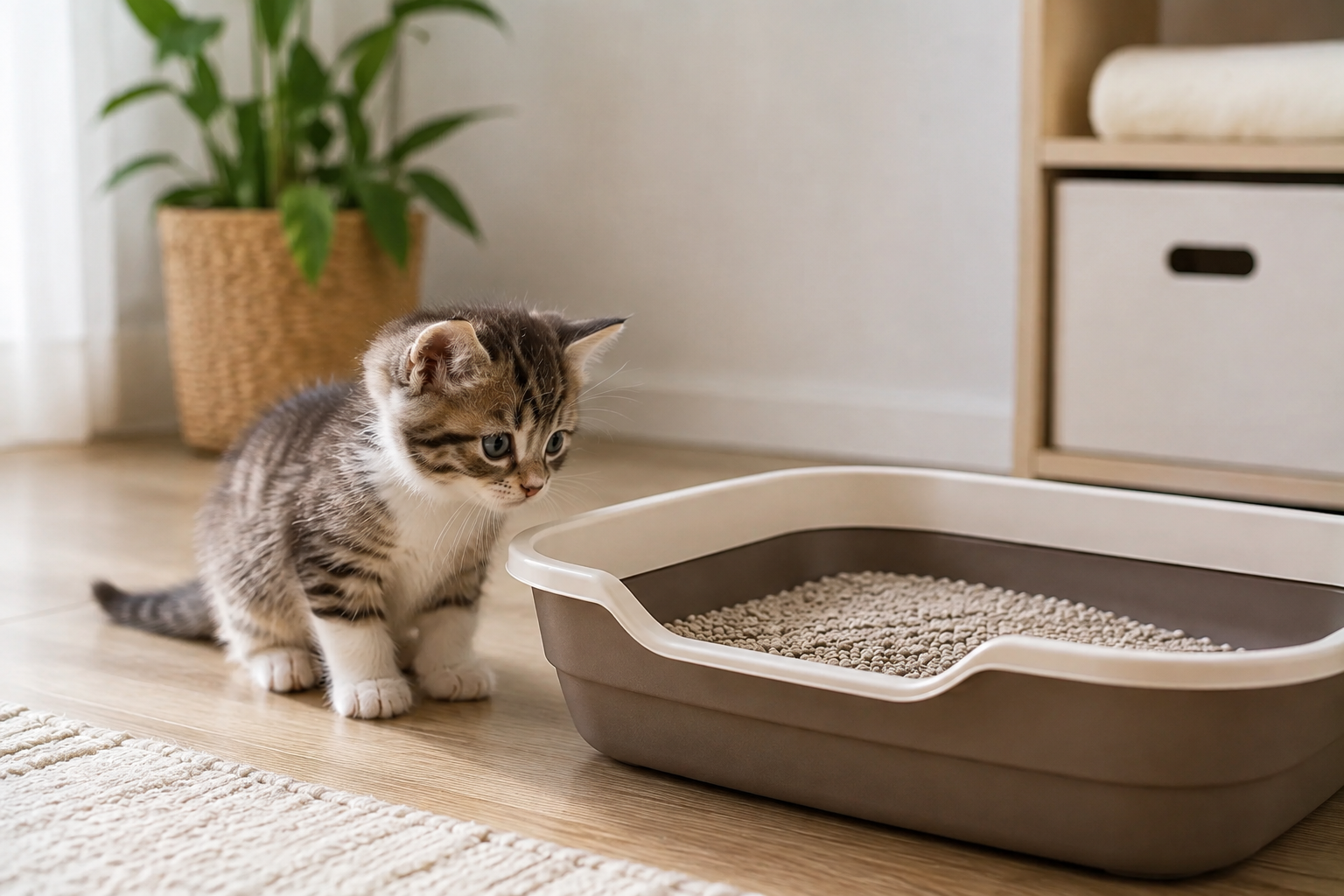 Yavru Kedi Tuvalet Eğitimi: Kum Kabına Alıştırma Süreci Nasıl Yönetilir?
