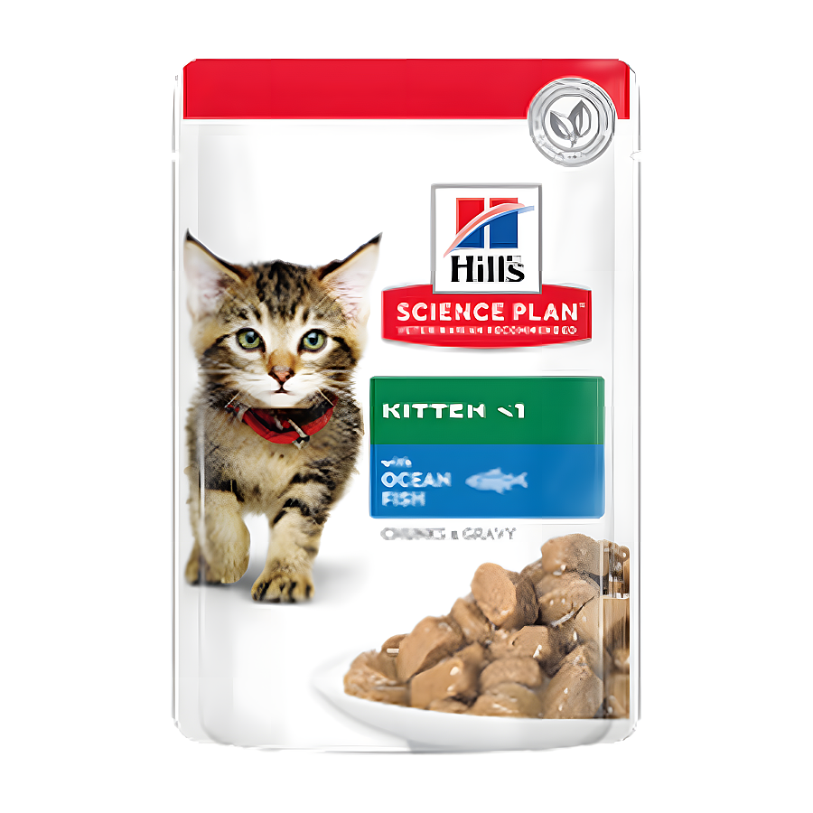 Hill's Okyanus Balıklı Yavru Kedi Yaş Maması 85 Gr - 1