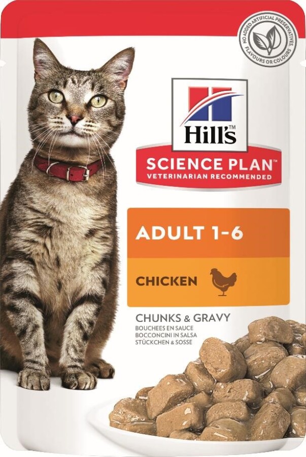 Hill's SP Tavuklu Yetişkin Kedi Yaş Maması 85 Gr - 1