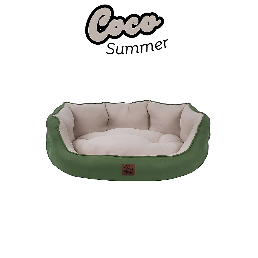 Jungolica Coco Summer Yeşil Kedi ve Köpek Yatağı L - 1