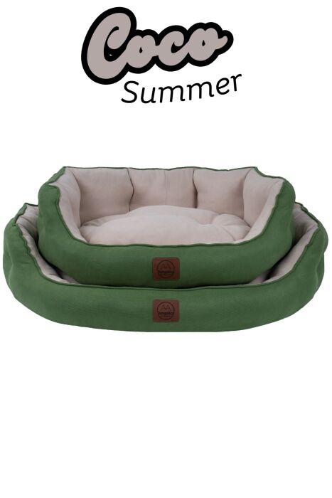 Jungolica Coco Summer Yeşil Kedi ve Köpek Yatağı L - 2