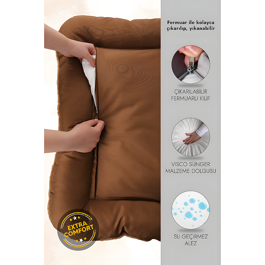 Jungolica Sally Kahverengi Vizon XL - 2