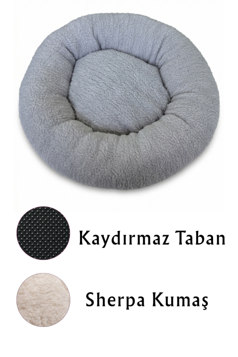 Jungolica Teddy Donut Gri Yatak S - 2